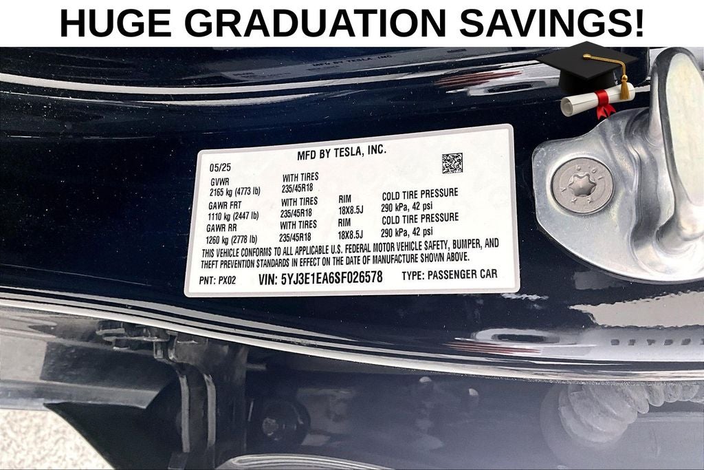2025 Tesla Model 3 Long Range