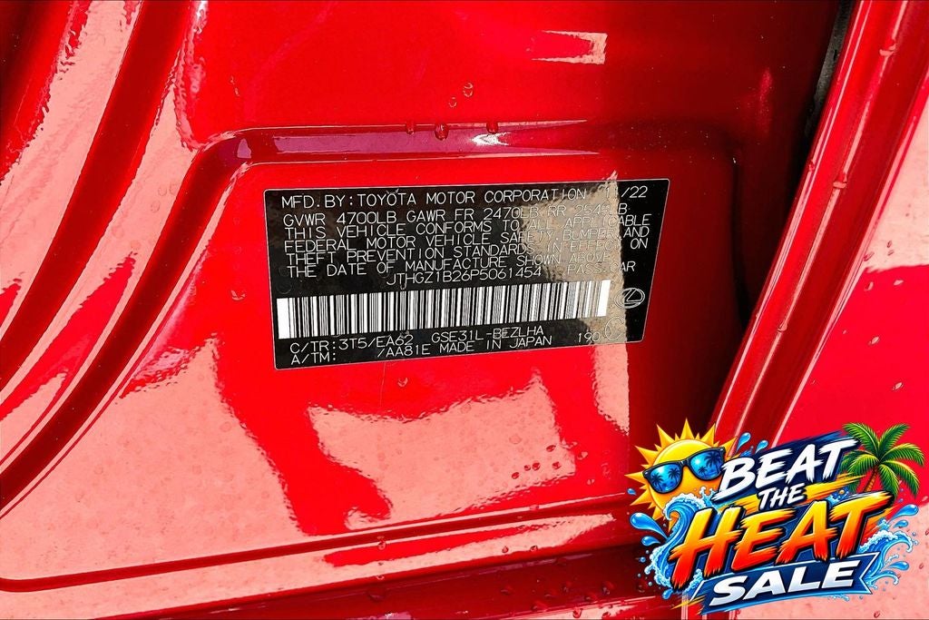 2023 Lexus IS 350 F SPORT