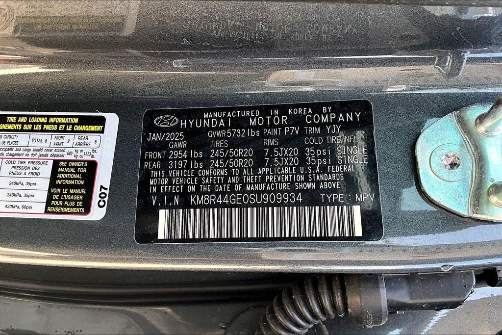 2025 Hyundai Palisade SEL Premium 8 Passenger