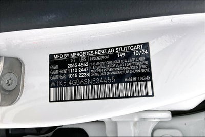 2025 Mercedes-Benz CLA CLA 250