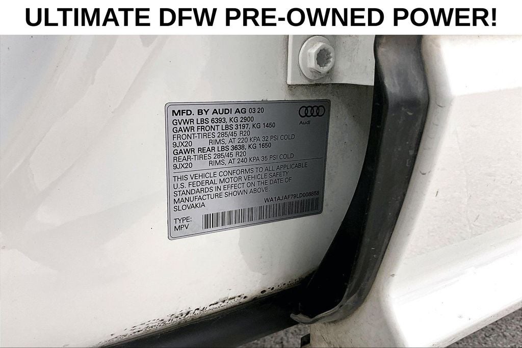 2020 Audi Q7 45 Premium quattro