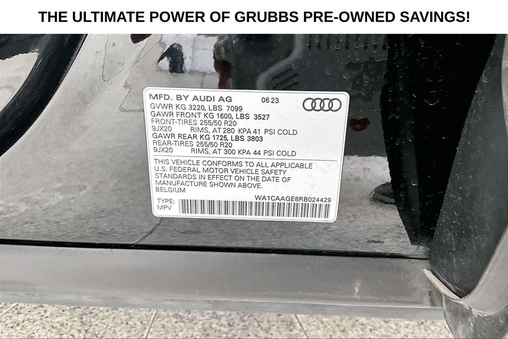 2024 Audi Q8 Sportback e-tron Premium Plus S line quattro