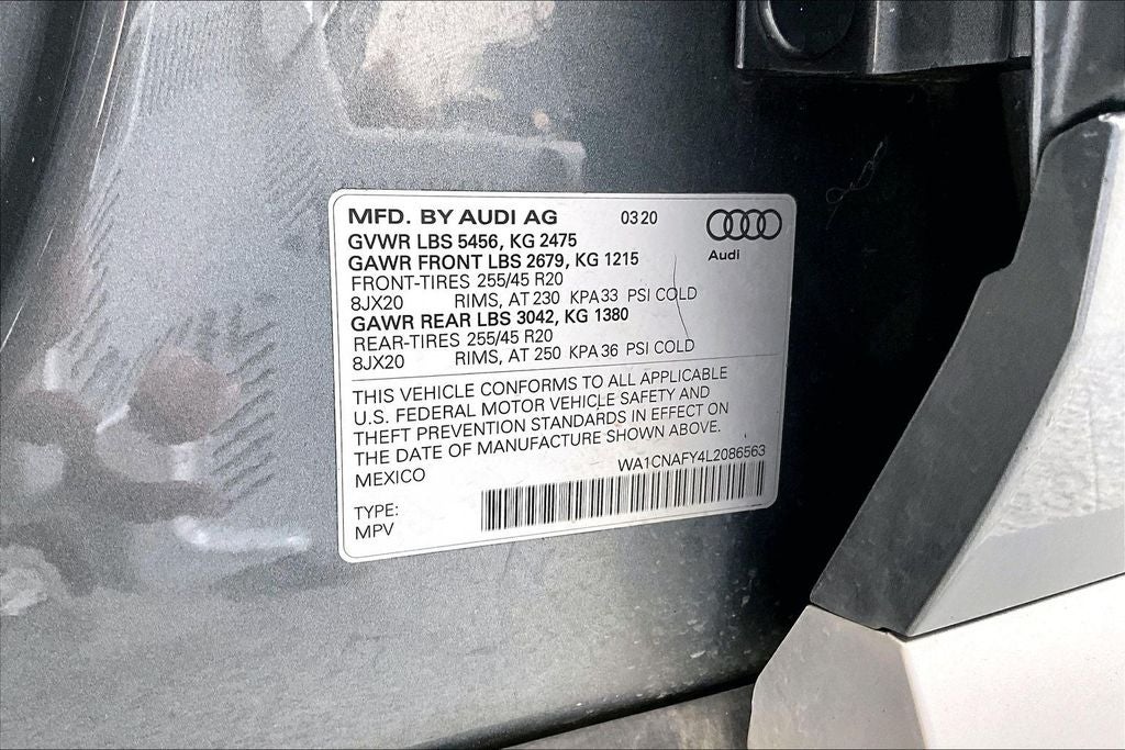 2020 Audi Q5 45 Prestige quattro