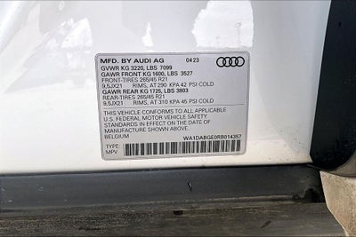 2024 Audi Q8 Sportback e-tron Prestige S line quattro