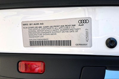 2025 Audi A5 Sportback 45 S line Premium quattro