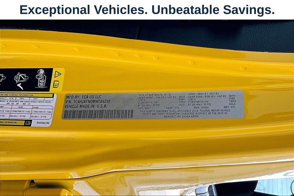 2021 Jeep Wrangler Unlimited Rubicon