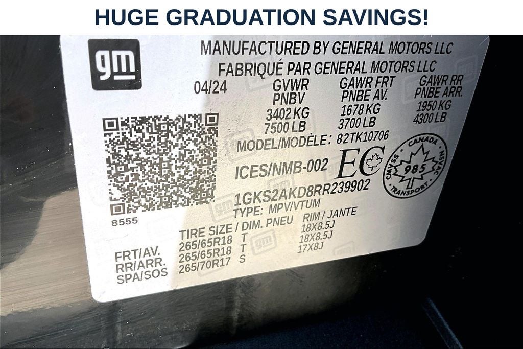 2024 GMC Yukon SLE