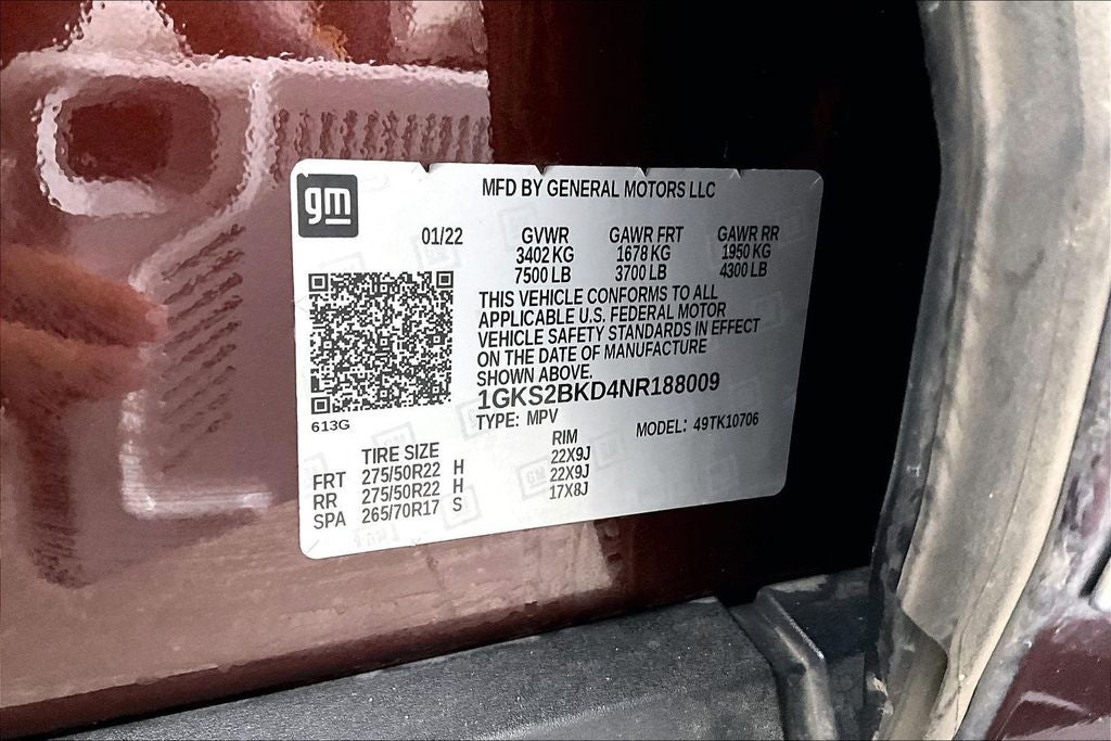2022 GMC Yukon SLT