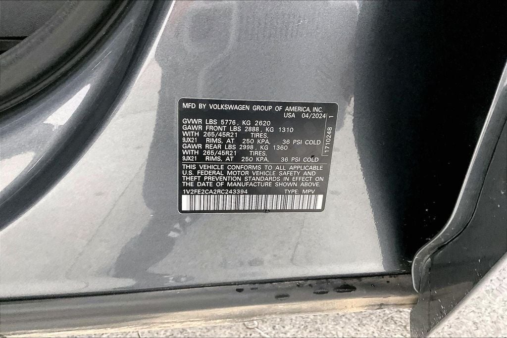 2024 Volkswagen Atlas Cross Sport 2.0T SEL Premium R-Line