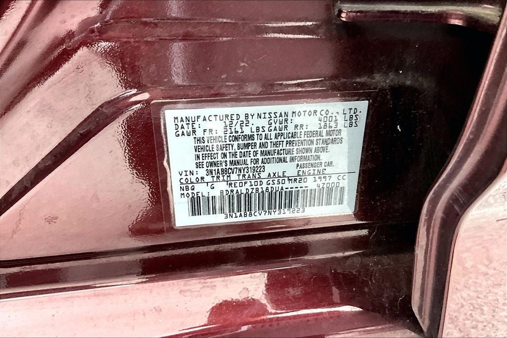 2022 Nissan Sentra SV