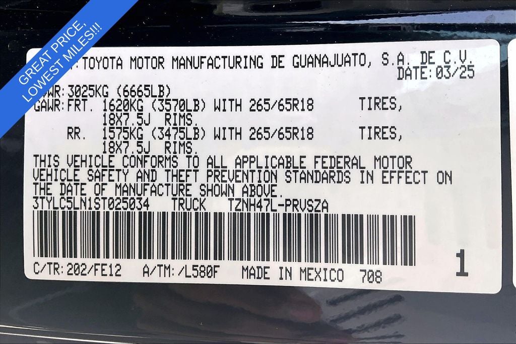 2025 Toyota Tacoma Hybrid TRD Sport