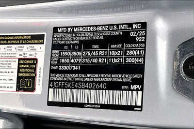 2025 Mercedes-Benz GLS GLS 450 4MATIC®