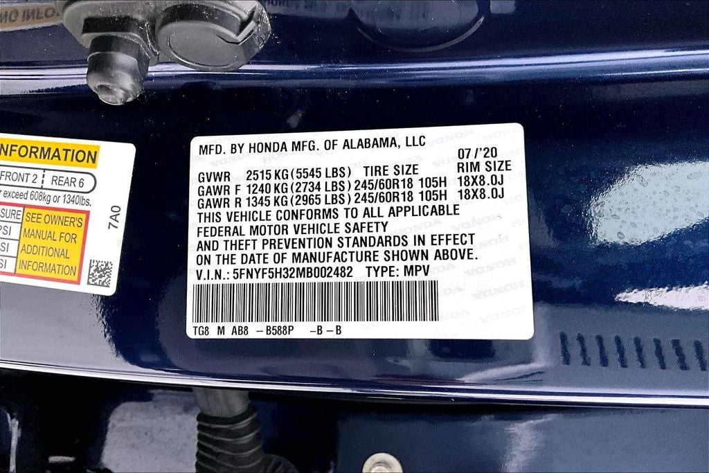 2021 Honda Pilot EX