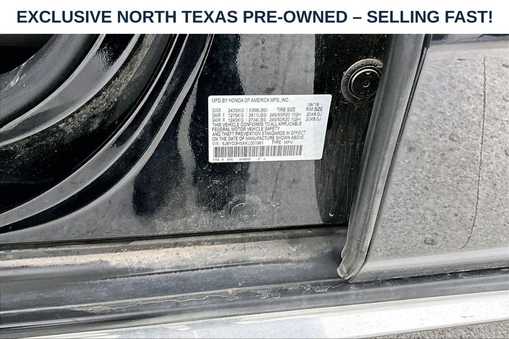 2019 Acura MDX 3.5L Technology Package