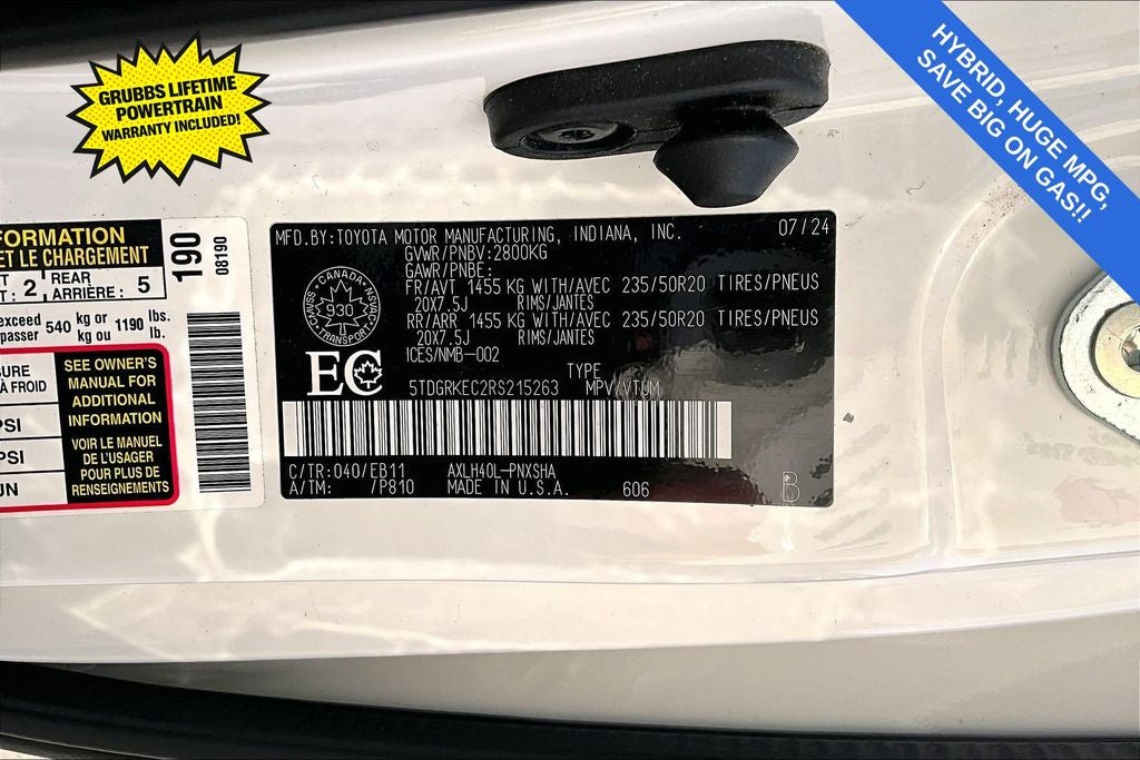 2024 Toyota Sienna XSE 8 Passenger