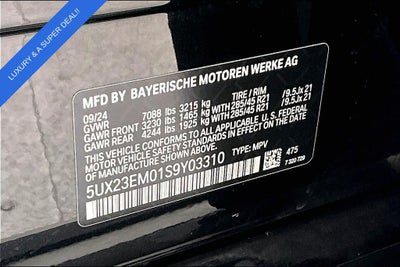 2025 BMW X7 xDrive40i