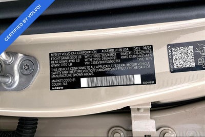 2025 Volvo EX90 Twin Motor Plus 6-Seater