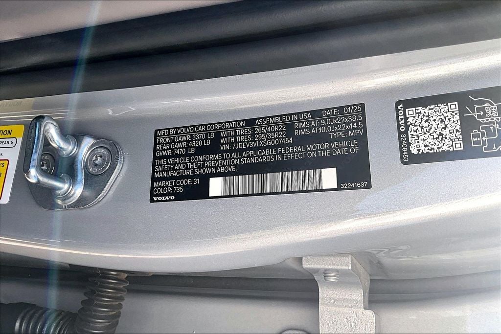 2025 Volvo EX90 Twin Motor Ultra 7-Seater