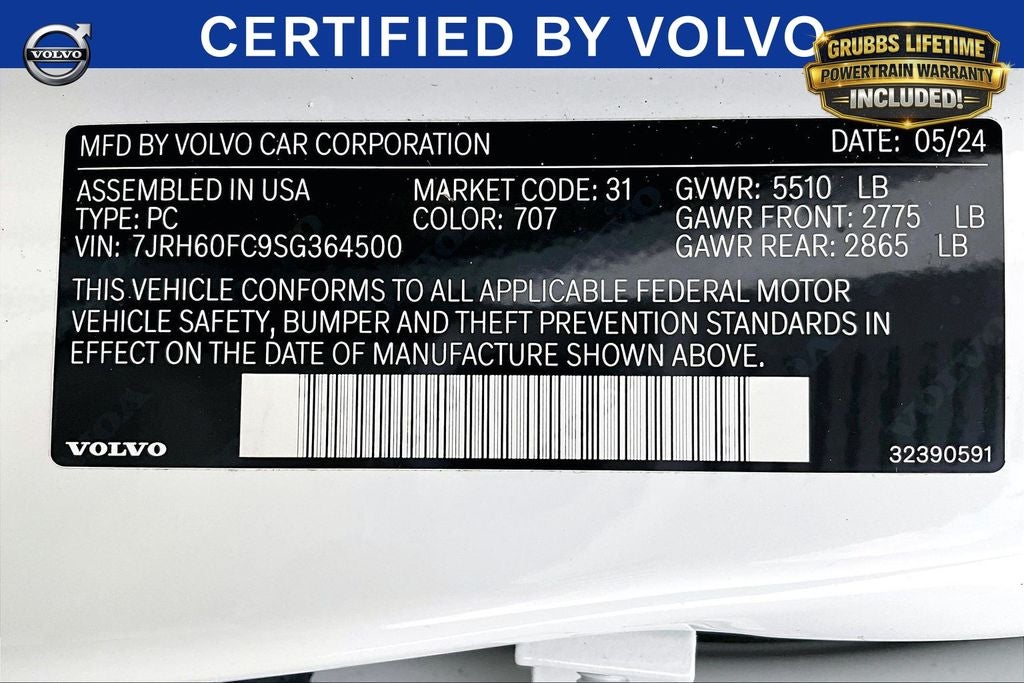 2025 Volvo S60 Plug-In Hybrid T8 Plus