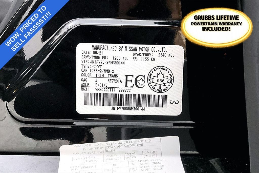 2022 INFINITI Q50 Red Sport 400