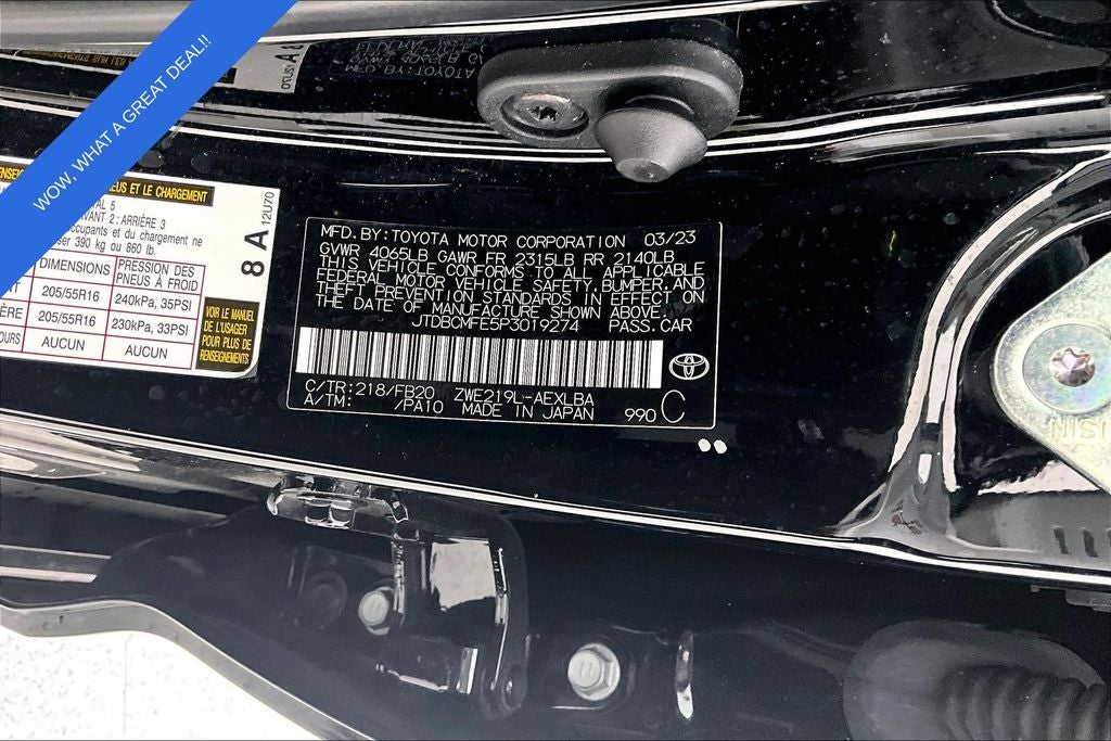 2023 Toyota Corolla Hybrid LE