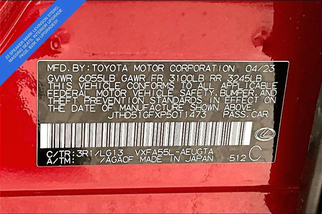 2023 Lexus LS 500 Base