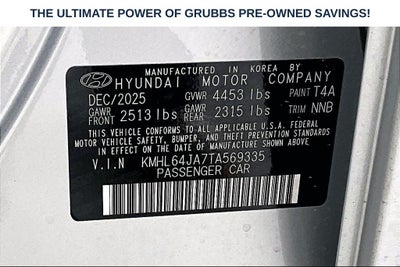 2026 Hyundai Sonata SEL Sport