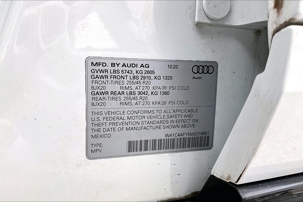 2021 Audi SQ5 Prestige quattro