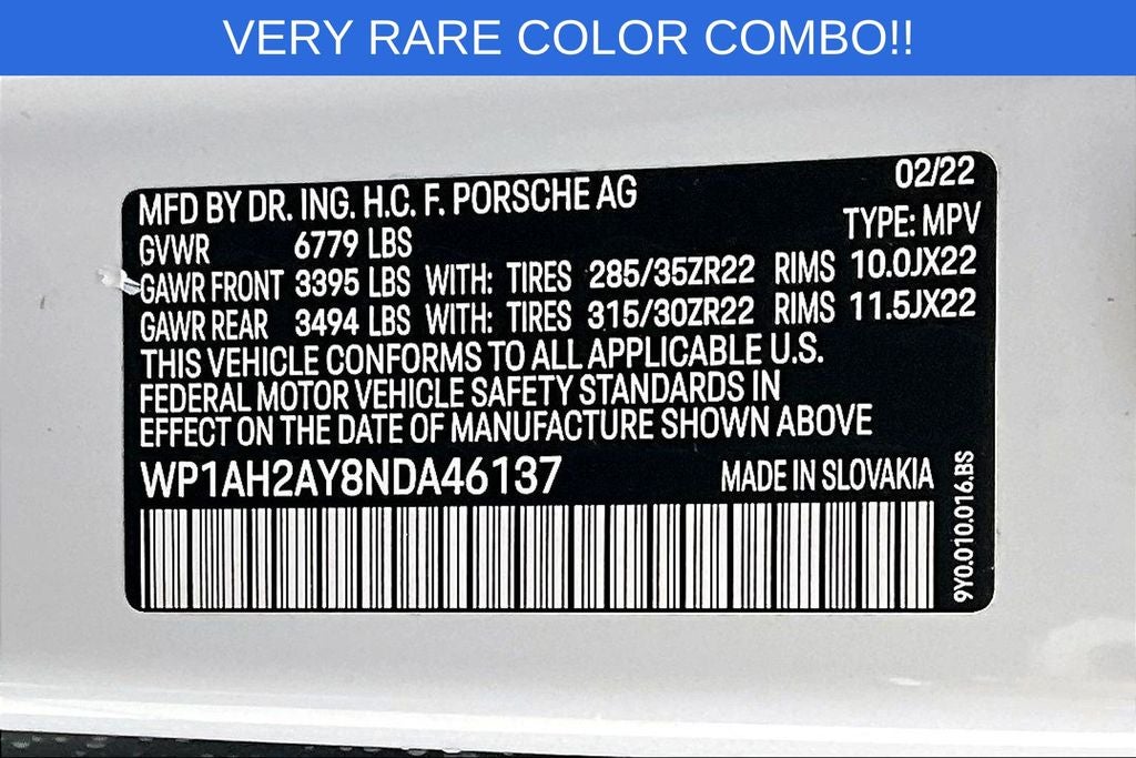 2022 Porsche Cayenne E-Hybrid Turbo S