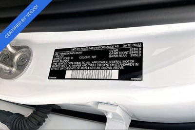 2023 Polestar 2 Long Range Dual Motor Pilot Plus