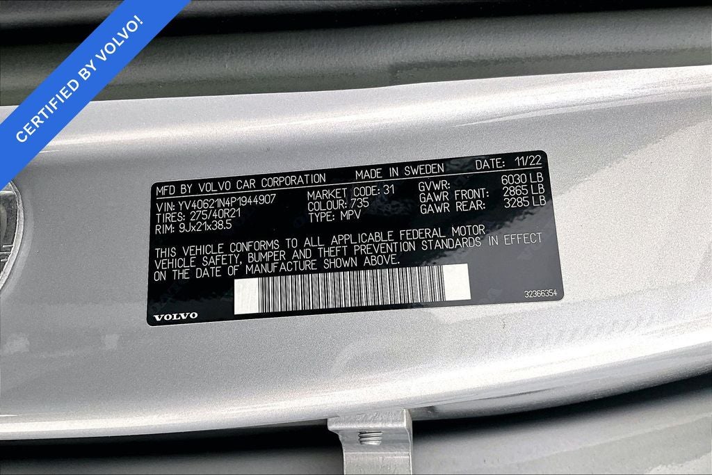 2023 Volvo XC90 B6 Plus 6-Seater