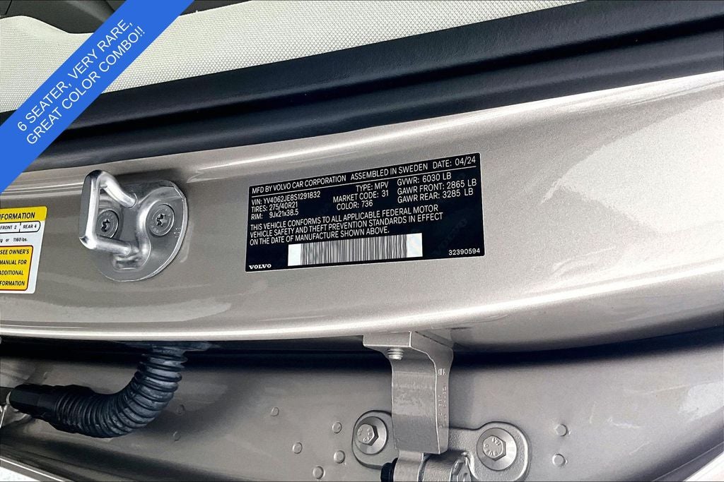 2025 Volvo XC90 B6 Plus 6-Seater