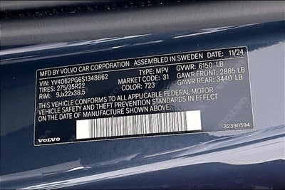 2025 Volvo XC90 B6 Ultra 2025.5