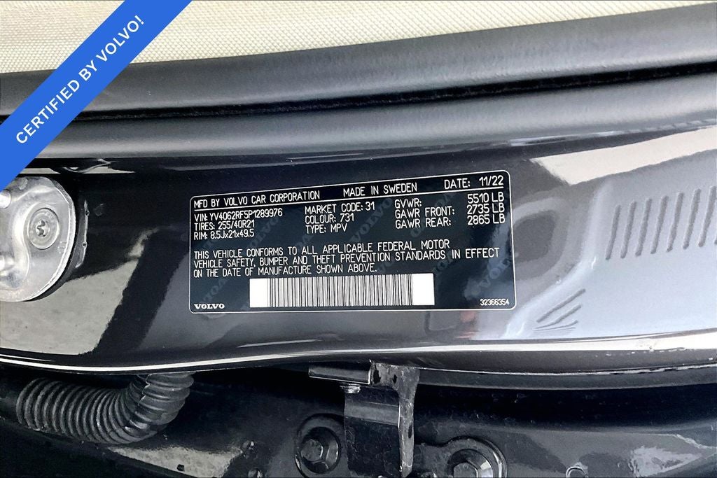 2023 Volvo XC60 B6 Ultimate Bright Theme