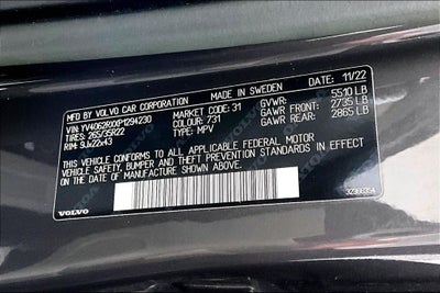 2023 Volvo XC60 B6 Ultimate Dark Theme