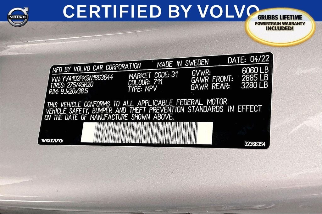 2022 Volvo XC90 T5 Momentum