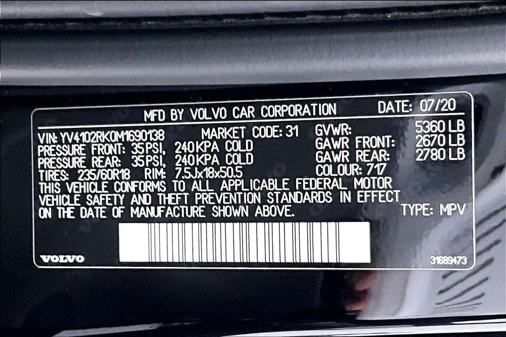 2021 Volvo XC60 T5 Momentum