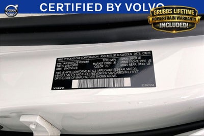 2025 Volvo XC60 Plug-In Hybrid T8 Plus T8 AWD PLUS