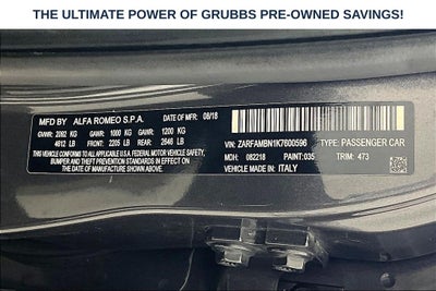 2019 Alfa Romeo Giulia Ti Sport